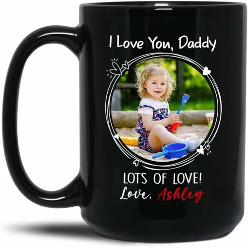 Vista 22 de Baby Coming Soon - Taza de café negra de 11 onzas y 15 onzas, taza de café personalizada para papá con nombre, taza de café de cerámica con anuncio