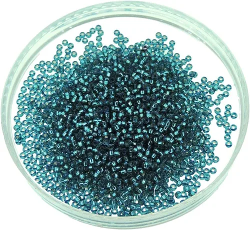 Vista 6 de Miyuki Cuentas de semillas redondas tamaño 15/0 0.29 oz SL Teal