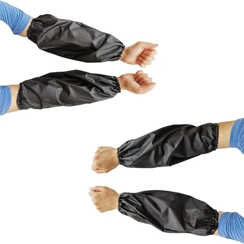 Vista 2 de TonLing Fundas impermeables para brazos, protector de brazo de PVC, protección a prueba de aceite, protector de antebrazo para limpiar peces, lavado