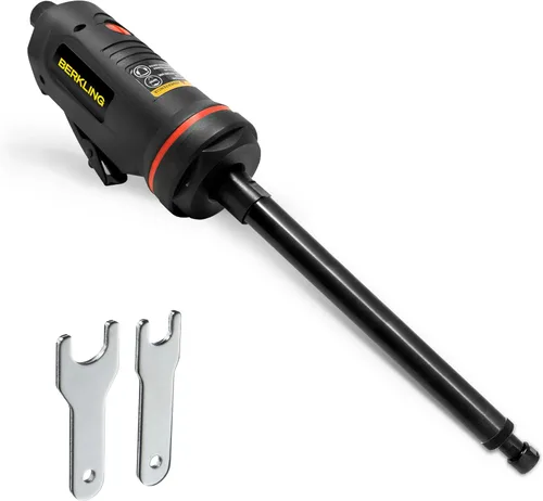 Vista 8 de BT 6321-7 - Amoladora neumática recta extra larga de 1/4 pulgadas - Amoladora neumática de grado profesional con control de velocidad variable