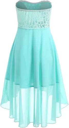 Vista 5 de New Years Eve Dress Party Full Dress Off Shoulder Bandeau Irregular Dress New Years Eve Dresses for Women 2023