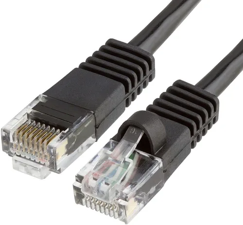 Vista 163 de Cmple - Cable Ethernet Cat5e de 1.5 pies, Cable Patch Ethernet UTP Cat 5e de 350 MHz, Cable LAN de red de 1 Gbps, conectores RJ45, compatible