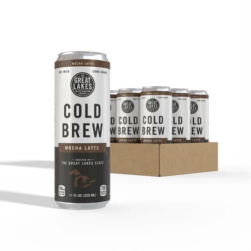 Vista 9 de Café frío Great Lakes, latas de 12 onzas, paquete de 12
