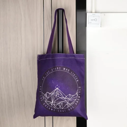 Vista 6 de ENSIANTH Regalo para amantes de los libros inspirado en la ficción, regalo para las estrellas que escuchan Court of Dreams Tote Bag Bookish Gift