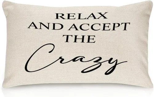 Vista 55 de Better When We are Together - Fundas de almohada lumbar de 12 x 20 pulgadas con citas divertidas de algodón y lino para sofá, decoración de sala