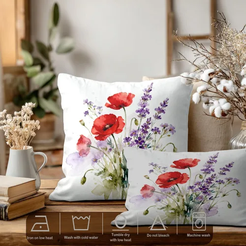 Vista 357 de Batmerry Autumn Pumpkin Templeton Throw Pillow Covers, Green Leaves Paths Forests Decorative Pillow Covers Digital Printing Blended for Couch Sofa
