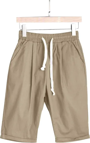 Vista 3 de Pantalones cortos acolchados para mujer, pantalones cortos de tiro bajo para mujer, pantalones cortos largos de mezclilla para mujer, pantalones