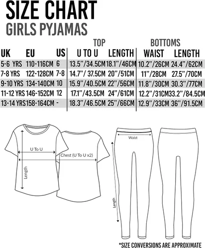 Vista 6 de Harry Potter Hogwarts - Pijama de pierna larga o corta con estampado de purpurina para niña