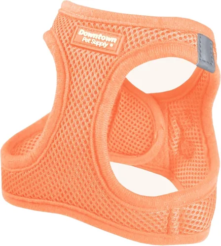 Vista 110 de Downtown Pet Supply Arnés para perro Step-in – Sin tirones, malla acolchada ajustable con ribete reflectante, correa de hebilla segura – Arnés