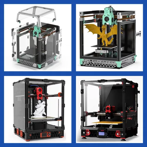 Vista 4 de 4 juegos de soportes de esquina de 4040 con 5 agujeros en forma de L, placas de unión para accesorios de extrusión de aluminio 4040 en negro (L)