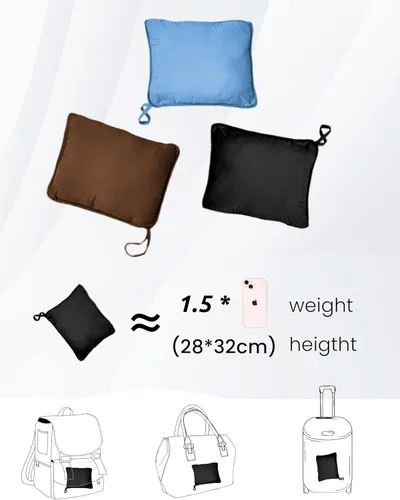 Vista 5 de Jawmeu Chaqueta acolchada y plegable para mujer, de gran tamaño, ligera, con bolsillos