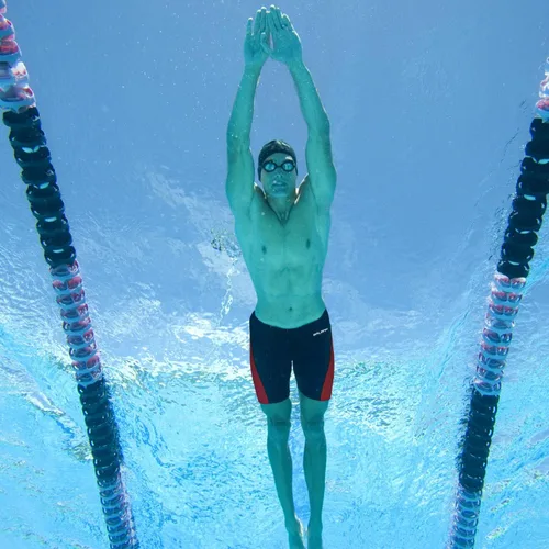 Vista 4 de BALEAF Traje de baño de entrenamiento deportivo para hombre, duradero, para el trabajo, natación, competición de carreras