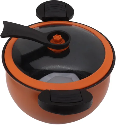 Vista 10 de Micro olla a presión utensilios de cocina de cocción rápida, 12.2 x 11.0 * 6.7 in utensilios de cocina antiadherentes para microondas, olla
