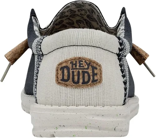 Vista 5 de Hey Dude Wally Linen para hombre Mocasines para hombre Zapatos sin cordones para hombre Cómodos y ligeros