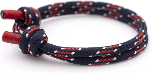 Vista 22 de Wind Passion Pulsera para hombre con cuerda mono con estilo náutico trenzado