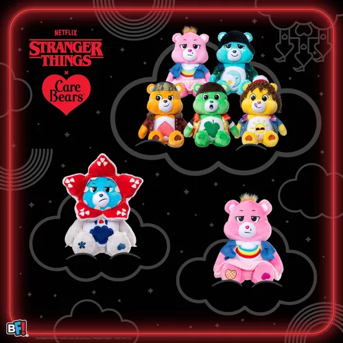 Vista 8 de Care Bears x Stranger Things Fun Size Plush - Bedtime Bear as Mike