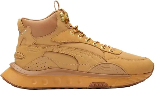 Vista 2 de PUMA mens Wild Rider Mid High Top Lace Up Sneakers