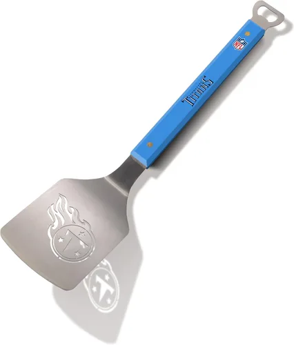 Vista 35 de YouTheFan NFL Sportula (espátula) de acero inoxidable de 18 pulgadas con abrebotellas