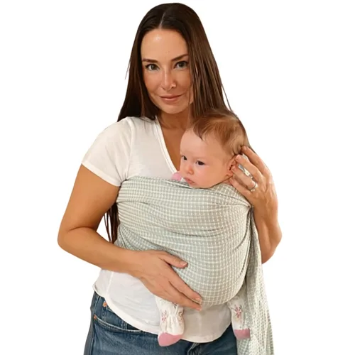 Vista 14 de Transportador de bebé con eslinga anillo soporte para cadera para bebés y niños pequeños, Autumn Carrier for Newborns Infants Toddlers, Adjustable