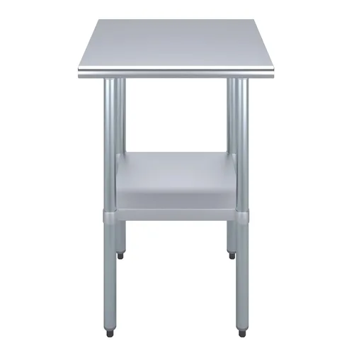 Vista 4 de Mesa de trabajo de acero inoxidable AmGood