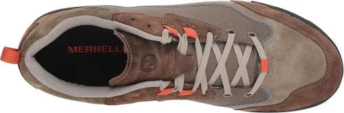 Vista 5 de Merrell Burnt Rock - Zapatos de senderismo de gamuza para hombre