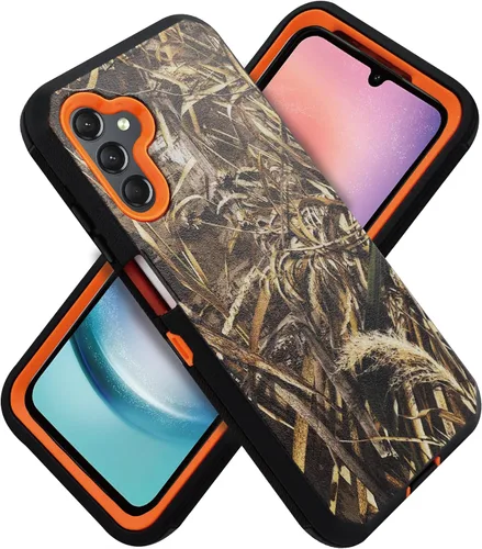 Vista 2 de Funda para Samsung Galaxy A24, funda giratoria de cuerpo completo con clip para cinturón de doble capa, soporte con protector de pantalla integrado