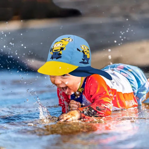 Vista 6 de Sombrero de sol para bebés para niños, sombreros de bebé para niños, sombrero de sol y sombrero para niños pequeños, sombrero de playa para bebés