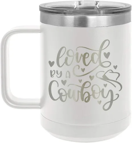 Vista 19 de Taza de café con tapa superior con tapa deslizante, con aislamiento de viaje, ideal para cumpleaños, Navidad o regalo de mujeres o hombres