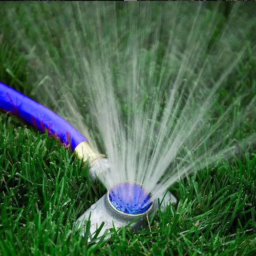 Vista 7 de Hourleey Rociador de Punto de Metal de 360 Grados, Rociadores de Césped para Patio, Rociador de Patrón Circular con Flujo de Agua Suave para Áreas