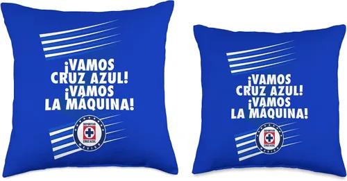 Vista 3 de Deportivo Cruz Azul Azules - Almohada de 16 x 16 pulgadas, multicolor
