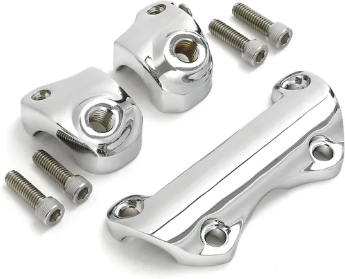 Vista 8 de TCT-MOTORPARTS 1" Elevadores de Manillar con Abrazadera Superior Compatibles con Harley Touring Road King Glide 1988-2023 Para barra de 1 pulgada #1