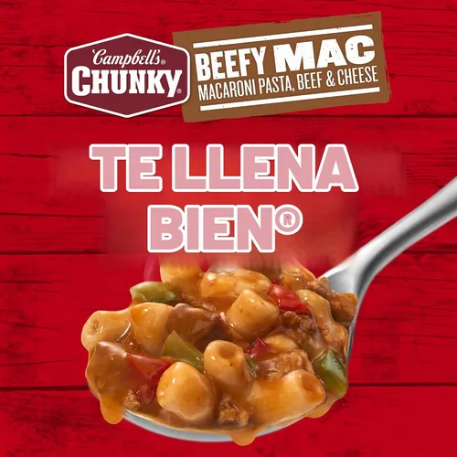 Vista 6 de Campbell's Chunky Beefy Mac Soup, lata de 18.8 oz