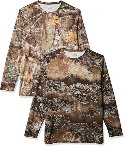 Vista 11 de Realtree Playeras de manga larga para hombre de rendimiento (paquete de 2)