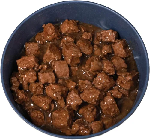 Vista 6 de Amazon Basics Paquete variado de alimentos húmedos para perros, sabor a estofado campestre y cortes en salsa con carne de res, hecho