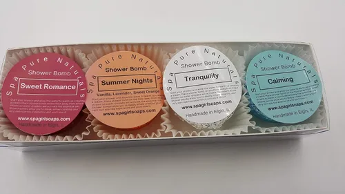 Vista 4 de SPA PURE Wellness Collection III Aromaterapia - Bombas de ducha efervescentes por Spa Pure Naturals