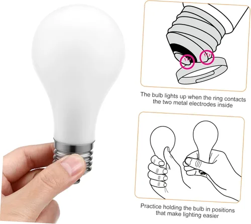 Vista 7 de Gadpiparty Bombilla de trucos mágicos de 3 piezas, lámpara de truco de cerca, accesorios mágicos, ilusiones, bombilla de juguete antiestrés