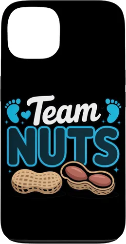 Vista 7 de Team Nuts Expecting Parents Funny Family Event Shirt Case for iPhone XR