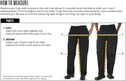 Vista 4 de Pantalón de chef de yoga elástico para mujer (XS-3X)