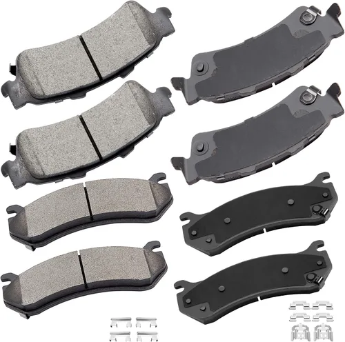 Vista 12 de cciyu - Juego de pastillas de freno de cerámica profesionales delanteras - Para Geo Prizm (1993-1997), Toyota Camry (1992-2001), Celica (1994-1997)