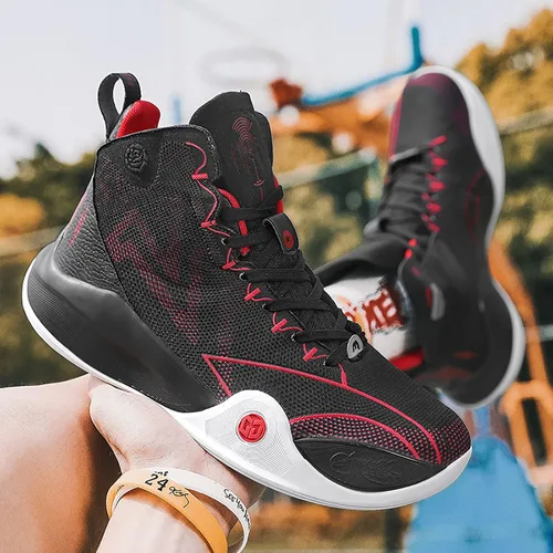 Vista 6 de Celtros Zapatos de baloncesto para hombre, zapatos deportivos de graffiti de alta calidad, resistentes al desgaste, antideslizantes, zapatos