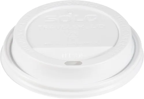 Vista 3 de SOLO Cup Company 316SI Bistro Design - Vasos para bebidas calientes, papel, 16 onzas, granate, 20 paquetes de 50 (caja de 1000) TLP316-0007 White