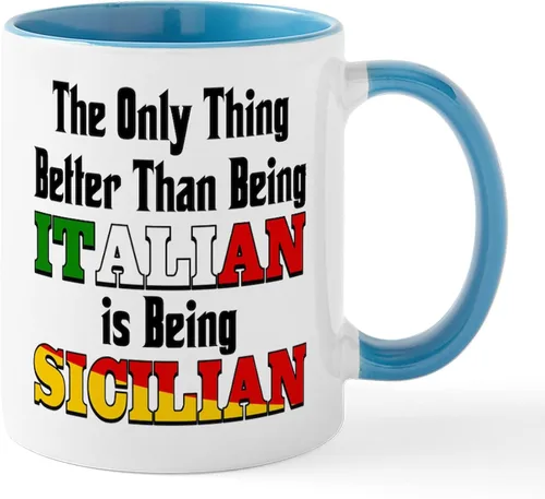 Vista 27 de CafePress Sicilia Mug - Taza de café de cerámica (11.0 fl oz)