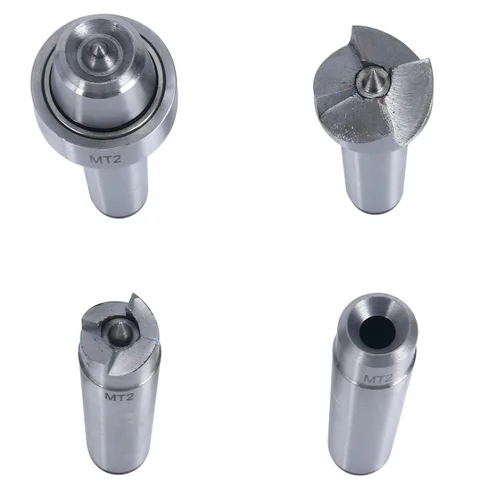 Vista 3 de 8MILELAKE MT2 Torno de madera Live Center Set, 4pcs Drive Spur Cup Kit Arbor Carpintería
