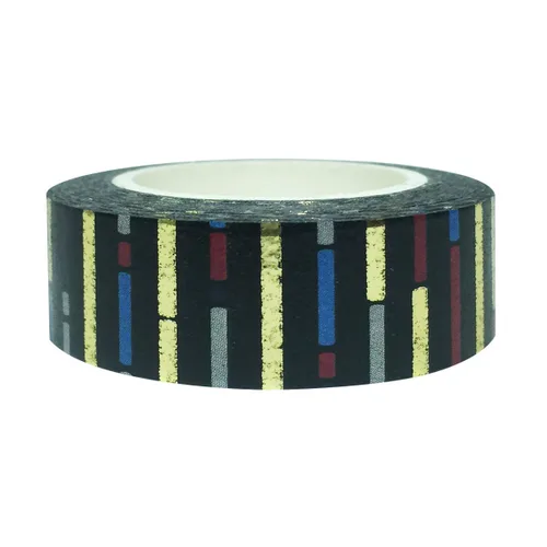 Vista 54 de Wrapables Cinta adhesiva Washi de patrones coloridos, bocetos de corazón