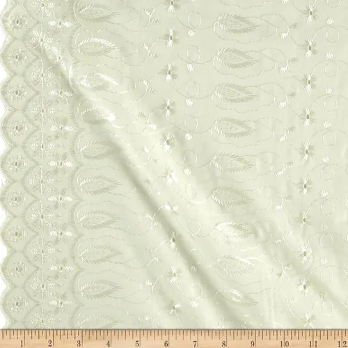 Vista 2 de Ben Textiles Inc. Fancy Allover - Ojal azul real, tela por yarda