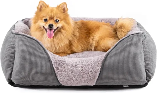 Vista 16 de MIXJOY Cama Ortopédica Rectangular Lavable para Perros Pequeños, Medianos y Grandes, Suave Calmante, Cama Duradera para Cachorros Durmientes Cojín