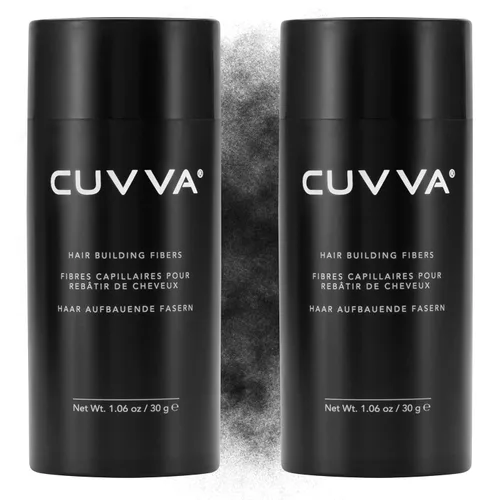 Vista 14 de CUVVA Fibras capilares para adelgazar el cabello, corrector de pérdida de cabello con queratina, cabello más grueso en 15 segundos, botella de 0.87