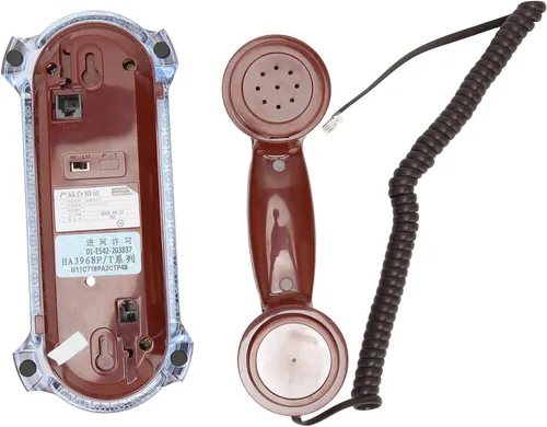 Vista 8 de Teléfonos fijos para el hogar, teléfonos de pared, teléfono con cable para personas mayores, teléfono doméstico retro terrestre, teléfono fijo