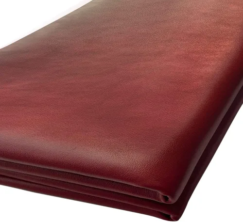 Vista 7 de Tela de piel sintética de 1 yarda, 54 x 36 pulgadas, material suave de color sólido, 0.035 in de grosor, perfecto para fundas de tapicería, bolsos