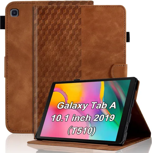 Vista 9 de Funda para Samsung Galaxy Tab S6 Lite 2024/2022/2020 de 10.4 pulgadas SM-P620/P625/P610/P613/P615/P619 de piel sintética, funda magnética con Negro
